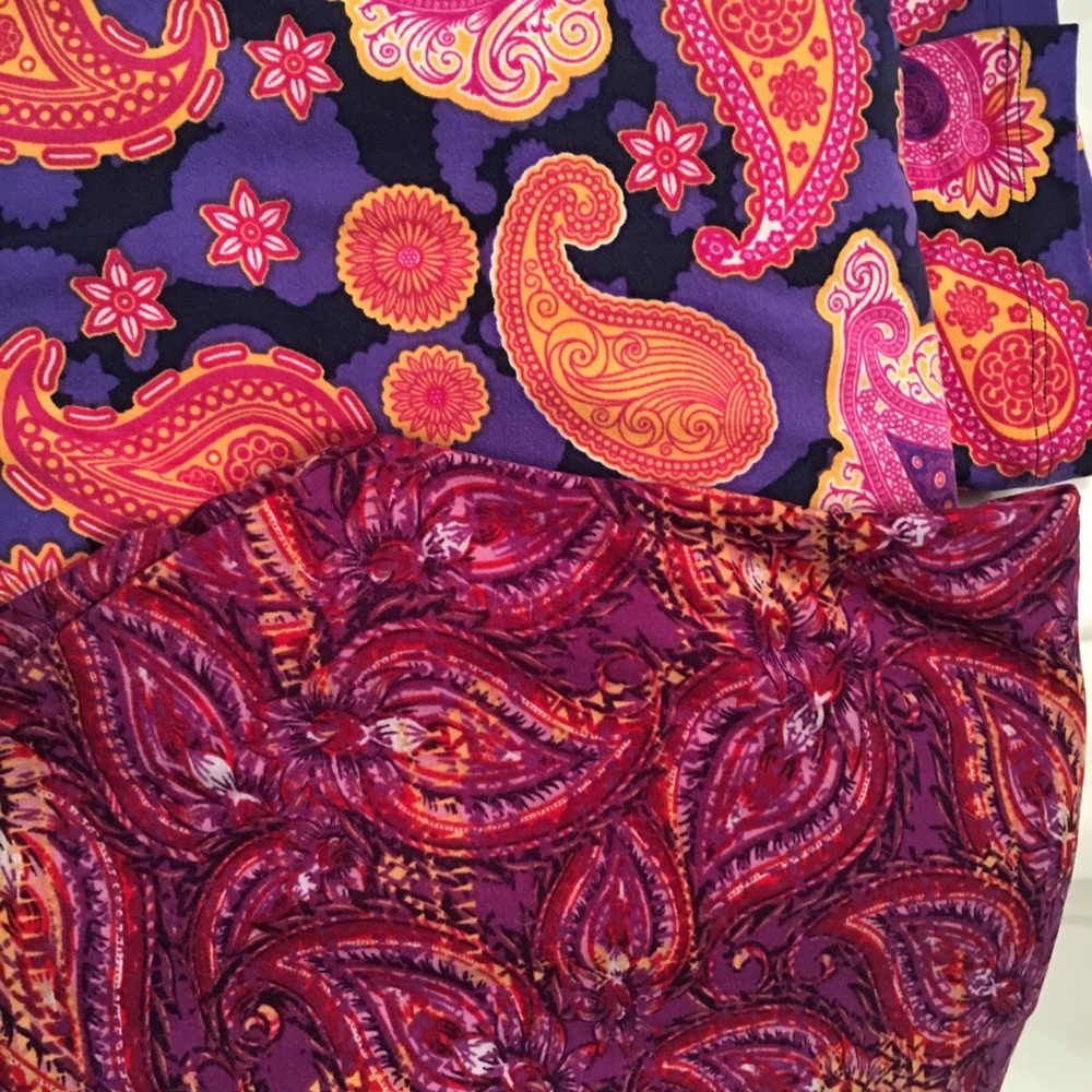 Two pair of LuLaRoe leggings TC for the price of 1